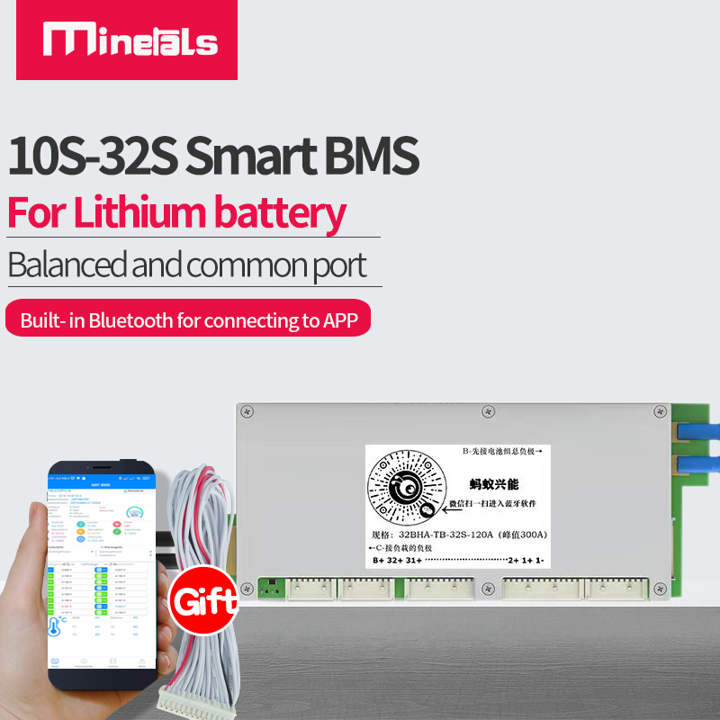 Smart Bms 24S 200A Bluetooth Lifepo4 - 10S-32S Kiến Thông Minh BMS 100A