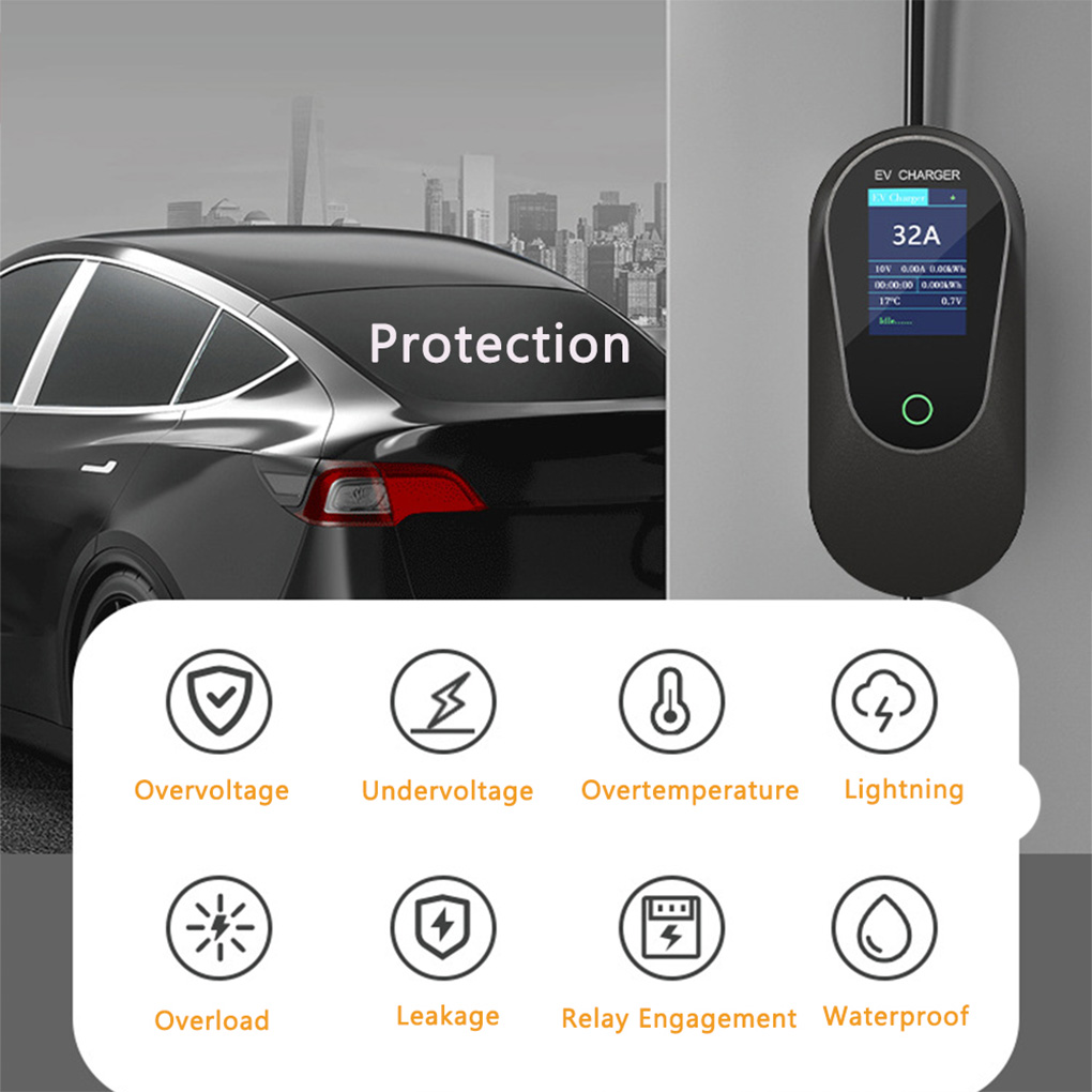 Type-2 Portable EV Charger 22K - đánh giá và giá Ev Charger Type 2 22Kw 32A 3 Phase