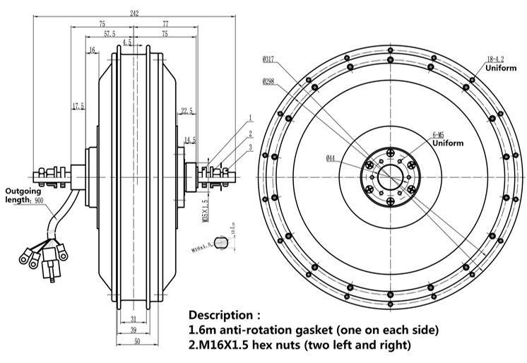 QS 273 V3 72v 8000W Ebike kit  - đánh giá và giá Qs Motor 273 8000W Hub Motor