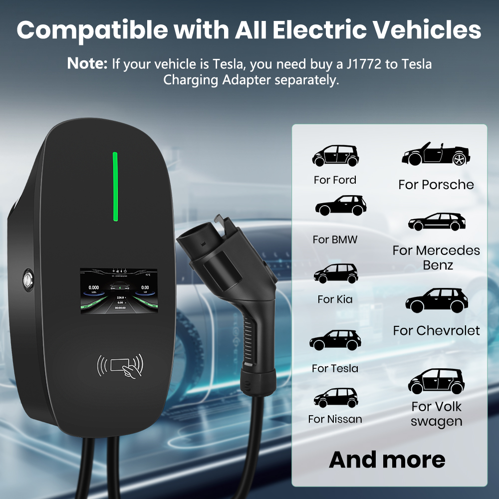 Junsun Level 2 EV Charger 48A  - đánh giá và giá J1772 Evse 32A Level 2 Charger