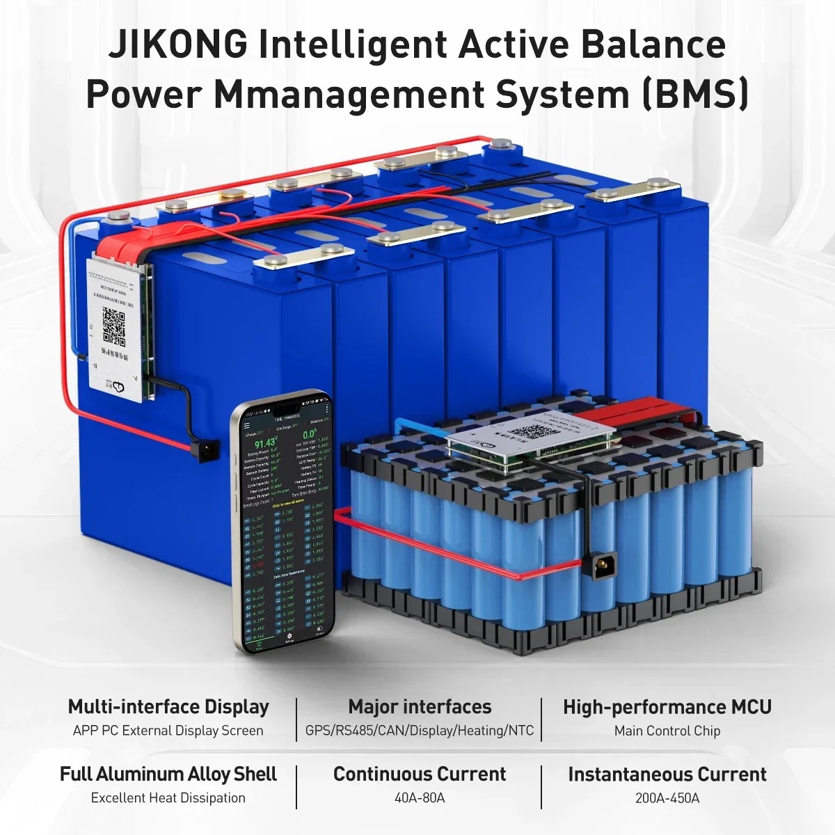 JK Smart BMS 4S-24S LiFePo4 Li - đánh giá và giá Smart Bms 24S 200A Bluetooth Lifepo4