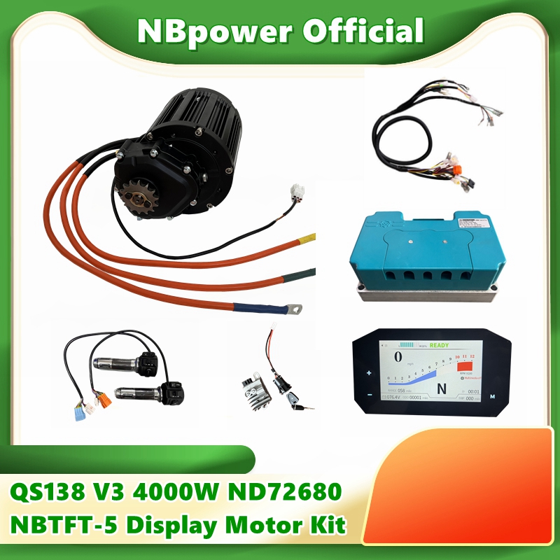 QS 90H 138 4000W V3 Mid Drive  - đánh giá và giá Fardriver Nd72850 Controller