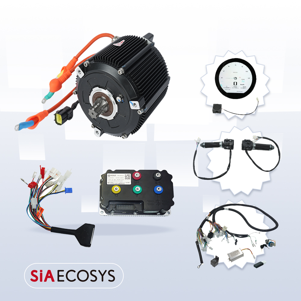 SiAECOSYS 5000W D133A-65 Elect - đánh giá và giá Mid Drive Motor Kit 72V 5000W